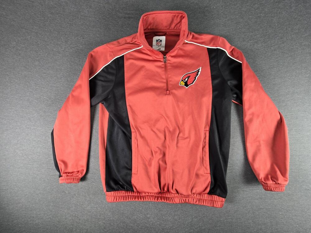 Arizona Cardinals Pullover Jacket Mens Large Red NFL Football NFL Team Apparel